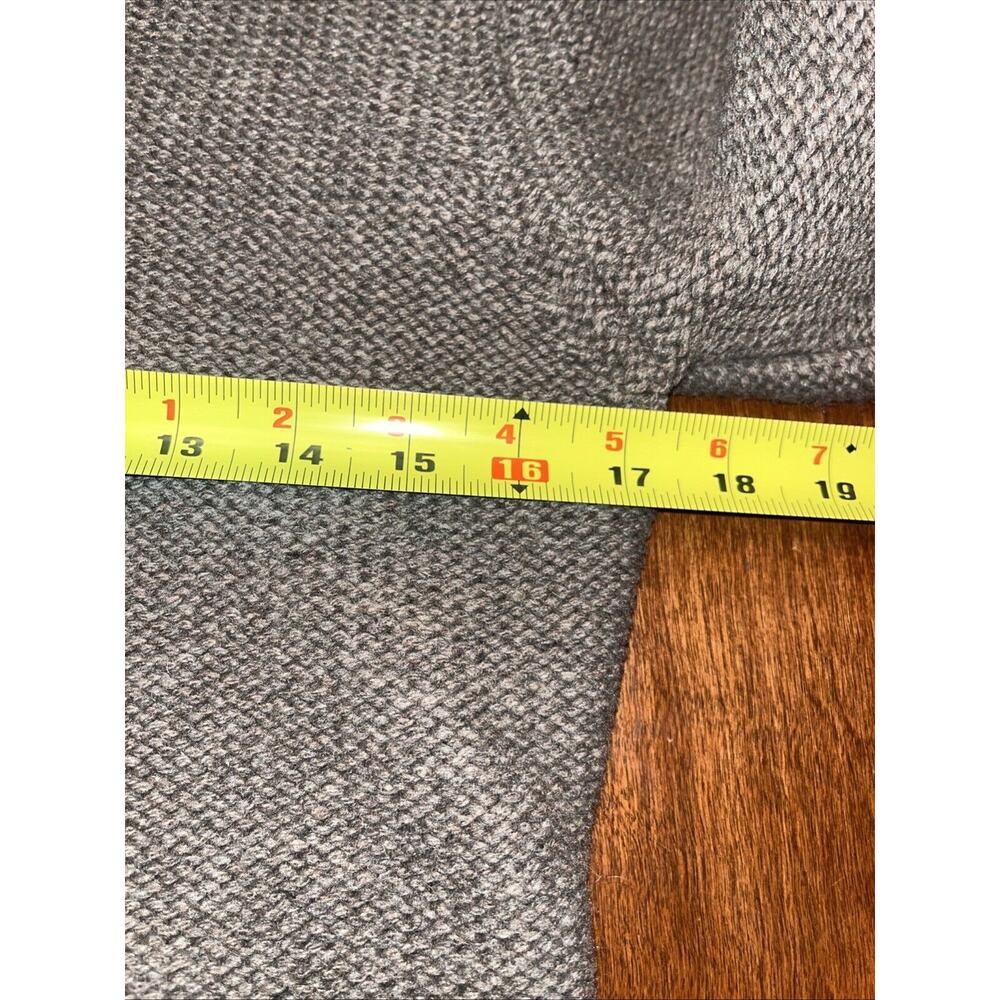 Carhartt Womens Full Zip Cardigan Sweater Size S Brown Lambswool Blend Pockets - Picture 5 of 5